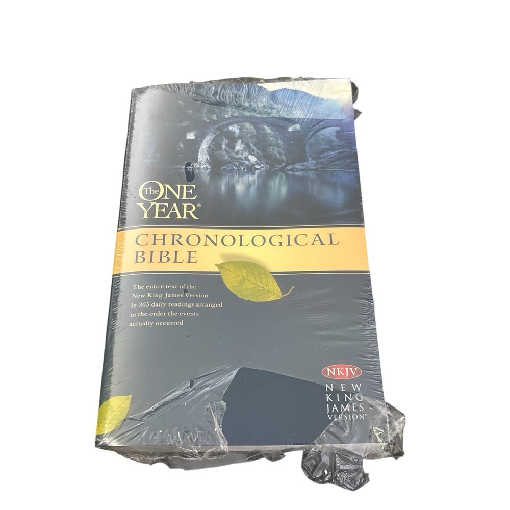 One Year Chronological Bible New King James Version Paperback by Tyndale New